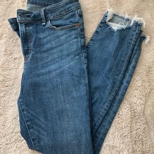 Abercrombie and Fitch dark wash skinny jeans